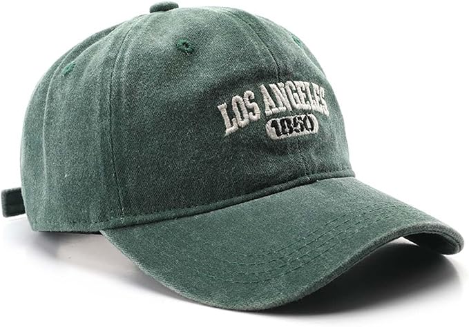 Los Angeles Hat Vintage Cotton Baseball Cap Unisex Dad Hat Sun Hat for Men and Women