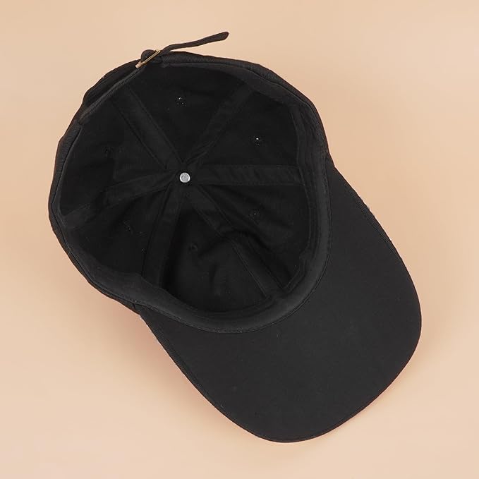 Hoce Fashion Rhinestone Denim Baseball Cap Studded Bling Hat for Women