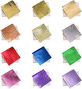 KINNO 12 Colors Imitation Gold Leaf Sheets Multi-Color Gold Leaf Paper by KINNOGOLDLEAF
