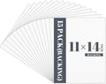Prudiut 15 Pack 11x14 Backing Boards Only, Uncut White Mat Board Acid Free Mat by Prudiut