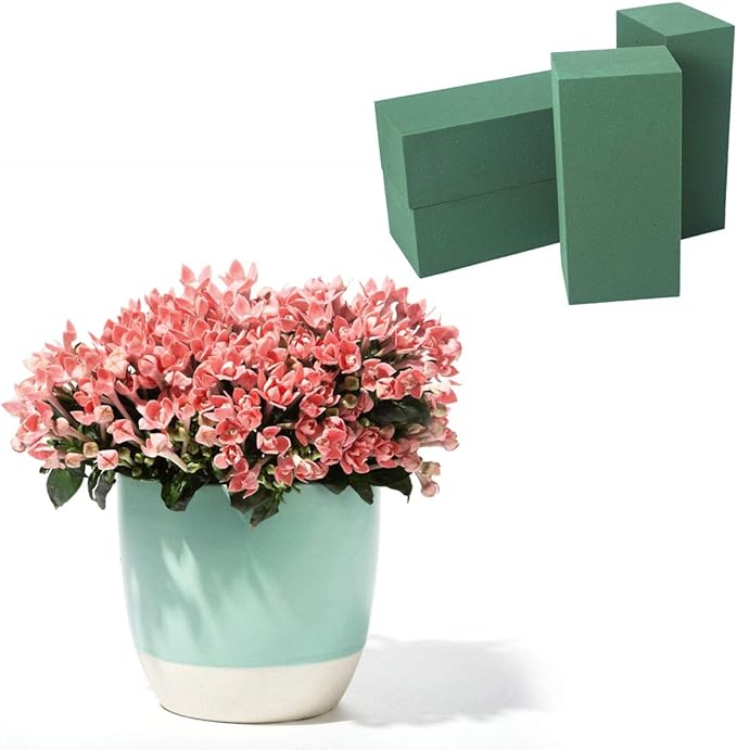 6 PCS Floral Foam Bricks, Florist Flower Foam Green Bricks Flower Arrangement - Image 6