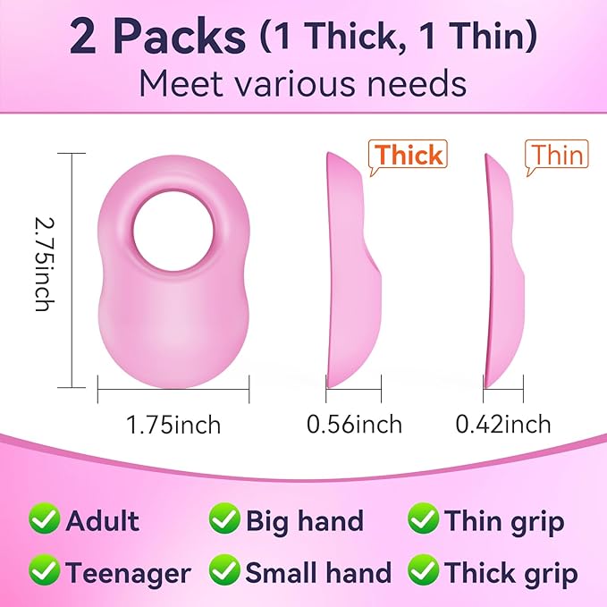 2 Pack Baseball Thumb Guard for Pro Batters, Hitter Training Aid, Thumb Guard Baseball & Softball Baseball Batting Grip Baseball Accessories Baseball Training Equipment Reduce Bat Sting