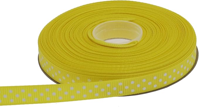 Polka Dot Grosgrain Ribbon 25 Yard Each Roll 100% Polyester by Unknown