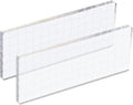 PATIKIL 6" x 3" Acrylic Stamp Block, 2 Pack Clear Stamping Block by PATIKIL