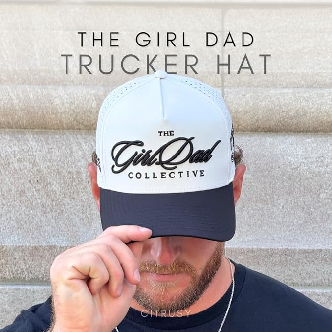 CITRUSY Athletic Trucker Golf Hat | Performance Mens 5 Panel Cap | Cool Breathable Waterproof Workout Running Snapback
