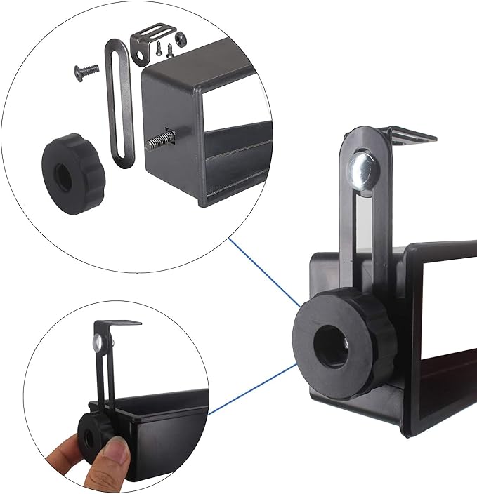 Golf Cart Mirror,Universal 4 Panel Mirror fits Golf Carts EZGO, Club CAR ，Yamaha（Rear View Mirror ）