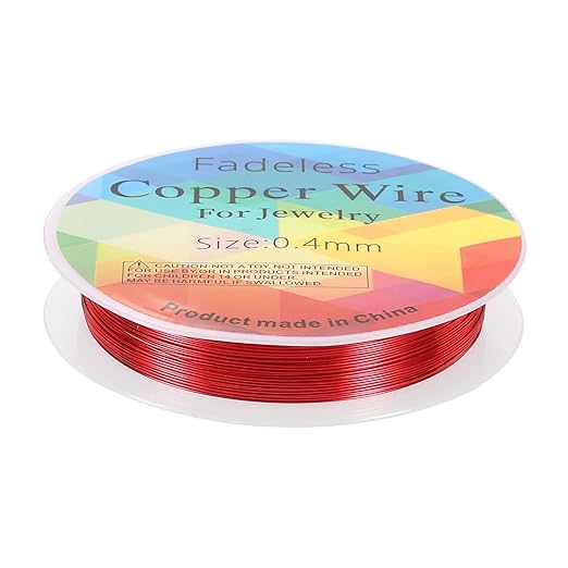 HARFINGTON 30ft Jewelry Wire, 26 Gauge Brass Craft Soft Metal Tarnish Resistant by HARFINGTON