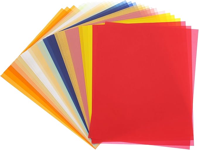 PATIKIL 30 Sheets Vellum Paper 8.5x11inches, Printable Translucent Paper 100GSM by PATIKIL