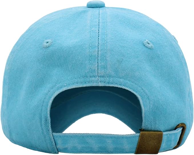KBETHOS Classic Unisex Cotton Adjustable Low Crown Baseball Cap – Plain Dad Hat