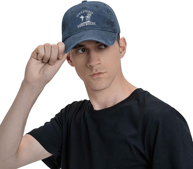 Philysonic 5 Oclock Somewhere Hat It is 5 Oclock Somewhere Hat Women Baseball Hat Cool Hats