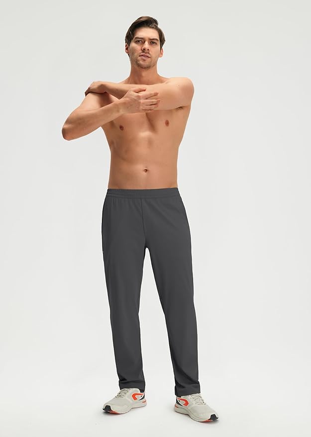 M MAELREG Sweatpants for Men with Pockets Stretch Joggers Lightweight Track Pants for Running Golf Mens Sweatpants Joggers