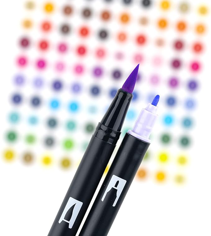 Tombow 56187 Dual Brush Pen Art Markers, Brush and Fine Tip Markers - Image 5