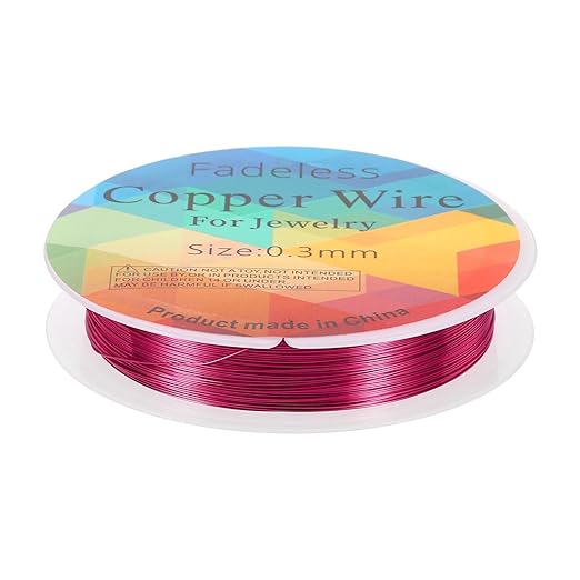 HARFINGTON 49ft Jewelry Wire, 28 Gauge Brass Craft Soft Metal Tarnish Resistant by HARFINGTON
