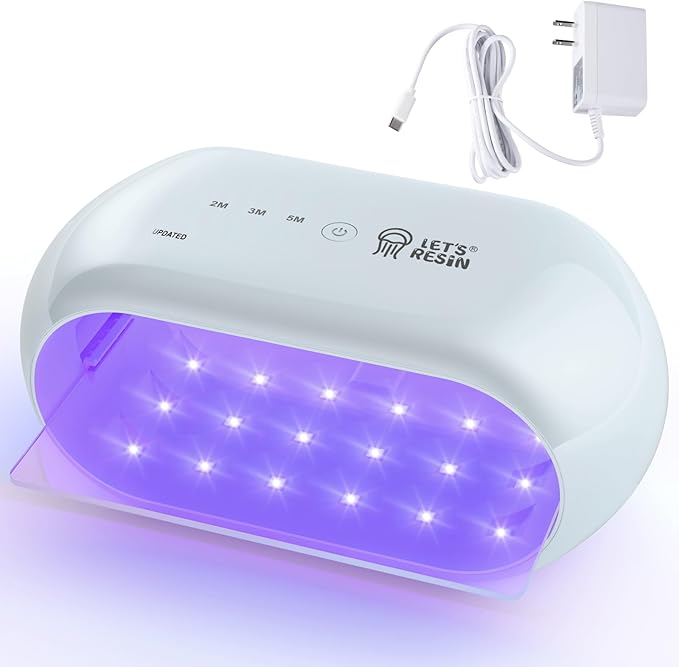 LET'S RESIN UV Light Advanced, Two-Sided Longer time Setting UV Resin Light by LETSRESIN