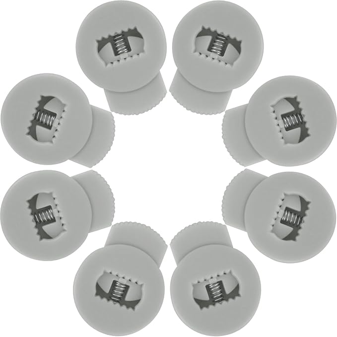 AliBall Glove Locks, Lace Locks for Baseball Glove 8 Pack, Never Need Thying Knots Again, Strong Elasticity, Made Plastic and Springs, Fits All Gloves, Baseball Gloves Accessories
