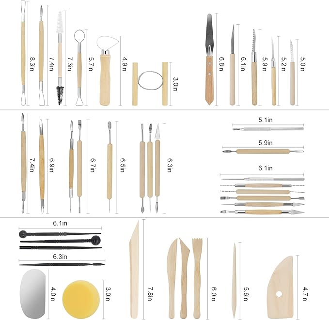 Yagugu Pottery Supplies Clay Tools - Image 2