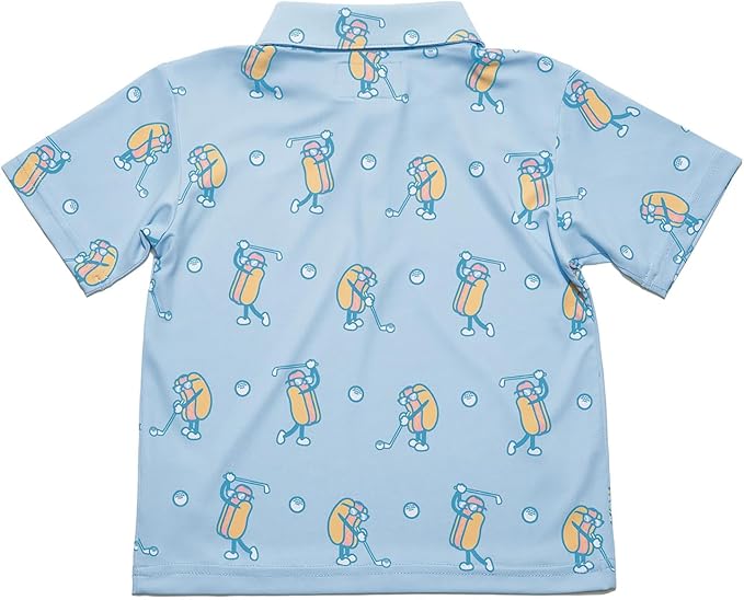 Tipsy Elves Kids and Toddlers Golf Shirts - Athletic Comfort Fit with Quick Dry Material