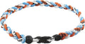 MapofBeauty 18 Inch Sport Three Colors Three Braided Rope Tornado Necklace