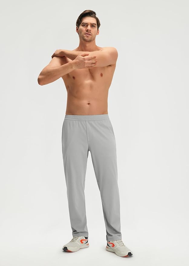 M MAELREG Sweatpants for Men with Pockets Stretch Joggers Lightweight Track Pants for Running Golf Mens Sweatpants Joggers