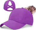 ZTL Women's High Ponytail Baseball Cap Performance Running Hat Quick Dry Mesh Sports Cap Unstructured Dad Trucker Hats