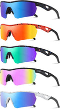 Kids Sunglasses Youth Baseball Sunglasses for Boys Girls 3-12 Polarized Softball Sports Goggles UV Protection