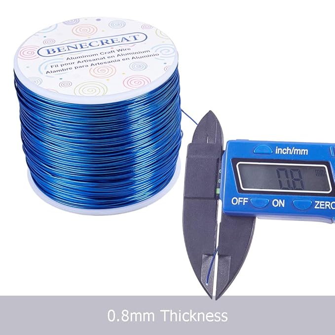 BENECREAT 20 Gauge 770FT Aluminum Wire Anodized Jewelry Craft Making Beading - Image 8