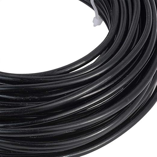 Fashewelry 52 Feet 4mm Black Aluminum Wire Bendable Metal Craft Wire - Image 2