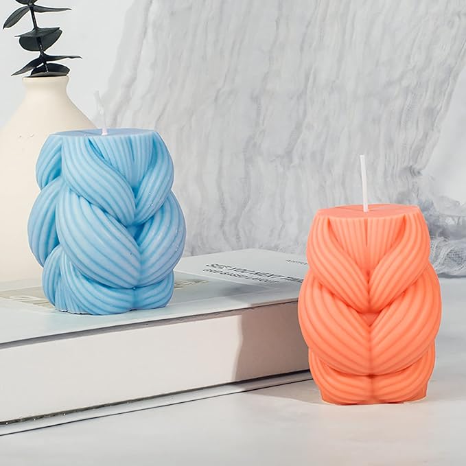 Spiral Candle Mold Spiral Cylinder Mold Pillar Candle Mold Soap Mold Clay Mold - Image 3