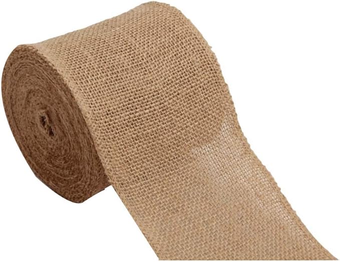 3 Pack - Burlap Ribbon 4" x 10 Yards Natural Jute 4 Inch 30ft roll Total 90' - Image 3