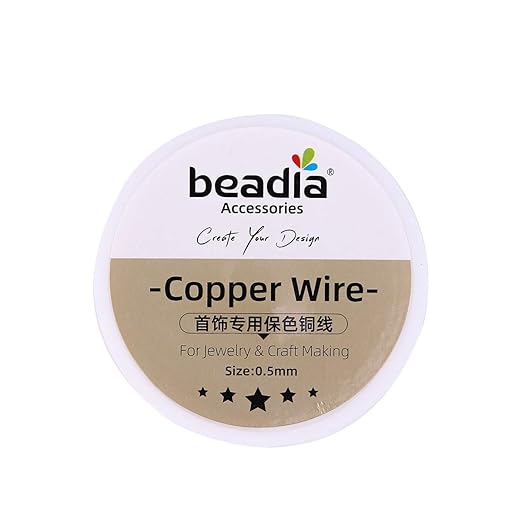 Silver Copper Wire 0.5mm Bead Cord - Image 7