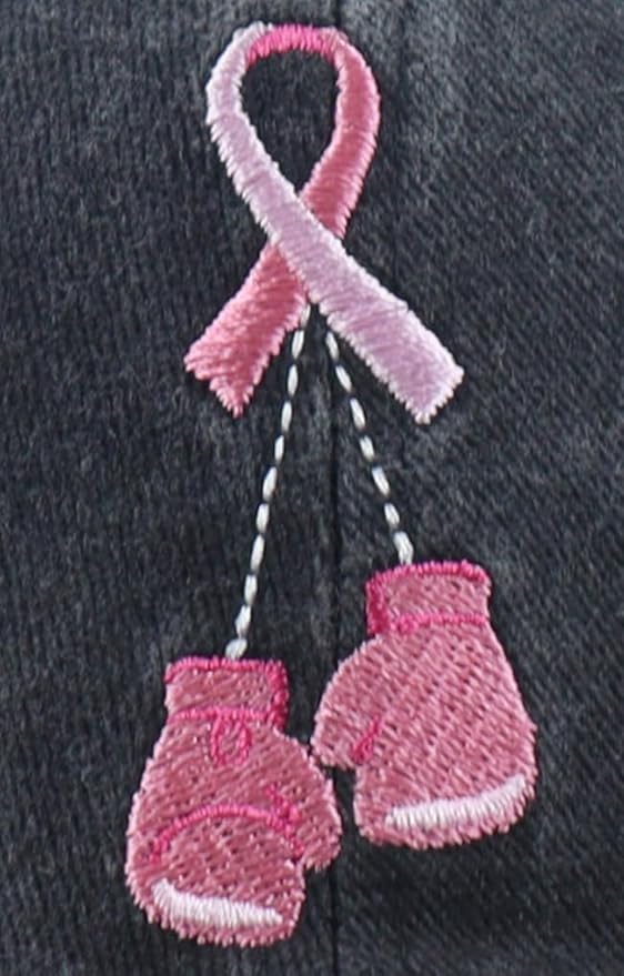 Breast Cancer Awareness Accessories for Women, Pink Ribbon Hat, Funny Chemo Baseball Cap, Mothers Day Christmas Birthday Gifts for Mom Mama Grandma