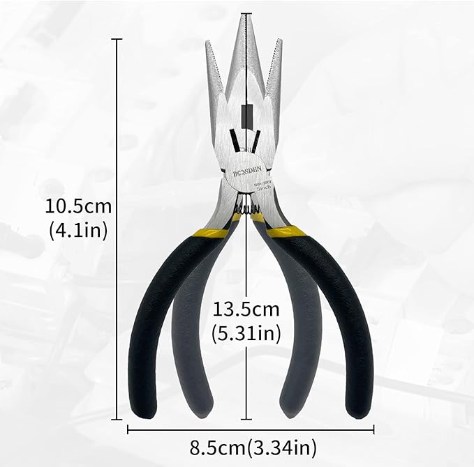 BOOSDEN 5" Needle Nose Pliers, Jewelry Making, Electronics Repair - Image 2