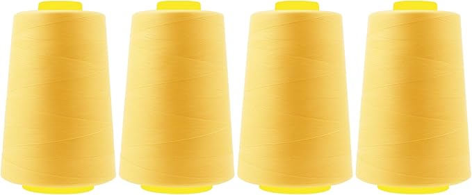 Mandala Crafts 4 Pack of Serger Threads Cones Spools by MandalaCrafts