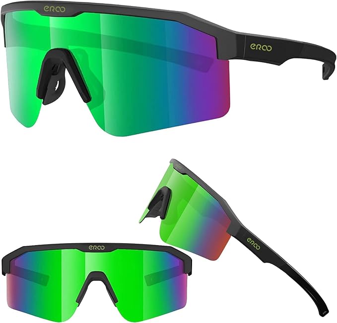 Eazyrun Kids Polarized Sports Sunglasses for Age 8-12 Youth Baseball Softball Cycling Glasses UV Protection for Boy Girl