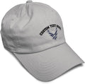 Speedy Pros Soft Baseball Hat Embroidered Dad Hat Air Force Emblem Embroidery Men & Ladies Baseball Cap Cotton