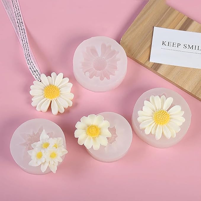 Daisy 4 Pack Flower Molds - Image 2