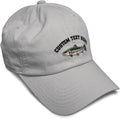 Custom Soft Baseball Hat Embroidered Dad Hat Fish Rainbow Trout Men & Ladies Baseball Cap Cotton