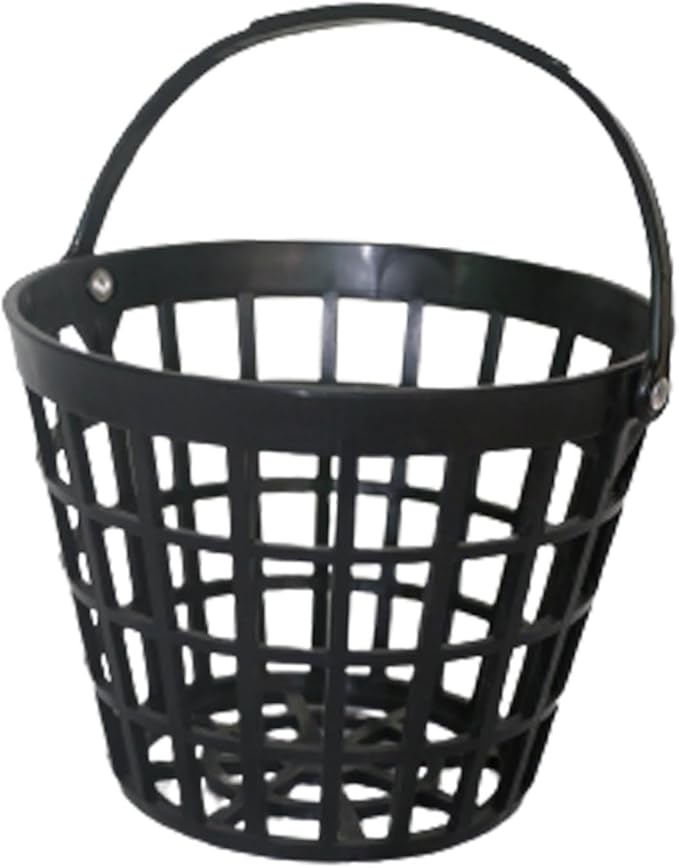 SM SunniMix Unbreakable Golf Ball Basket, Golfball Container with Handle Ball Holder Contains 25/50/100 Balls Range Accessories