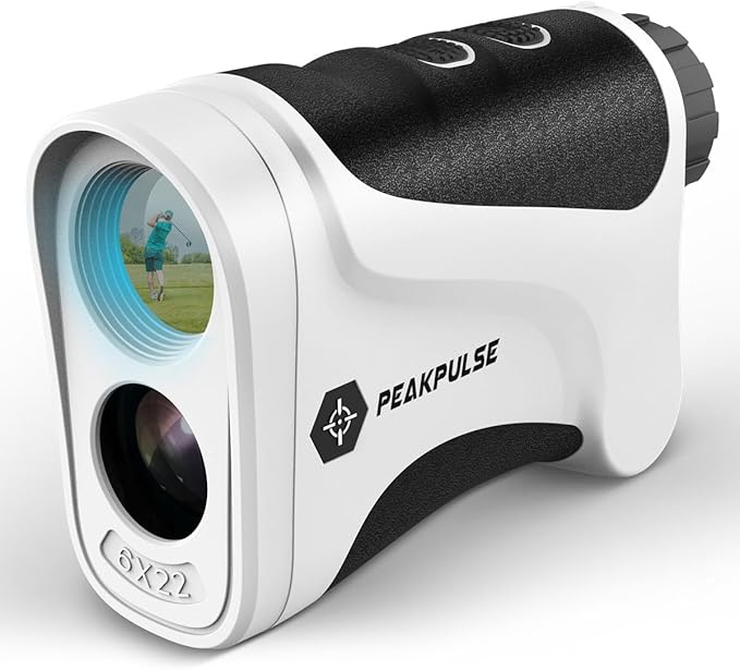 Golf Range Finder 650 Yards RangeFinder Golfing High Clarity Display 6X Magnification 0.5 Yard Accuracy Pin Seeker Easy to Use Simple