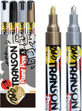 TRANSON 4 Colors Permanent Paint Markers by Transon