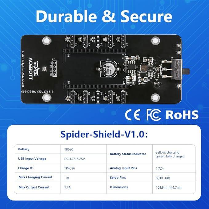 STEM Toys Programmable Bionic Spider Robot Kit, Science Kit - Image 8