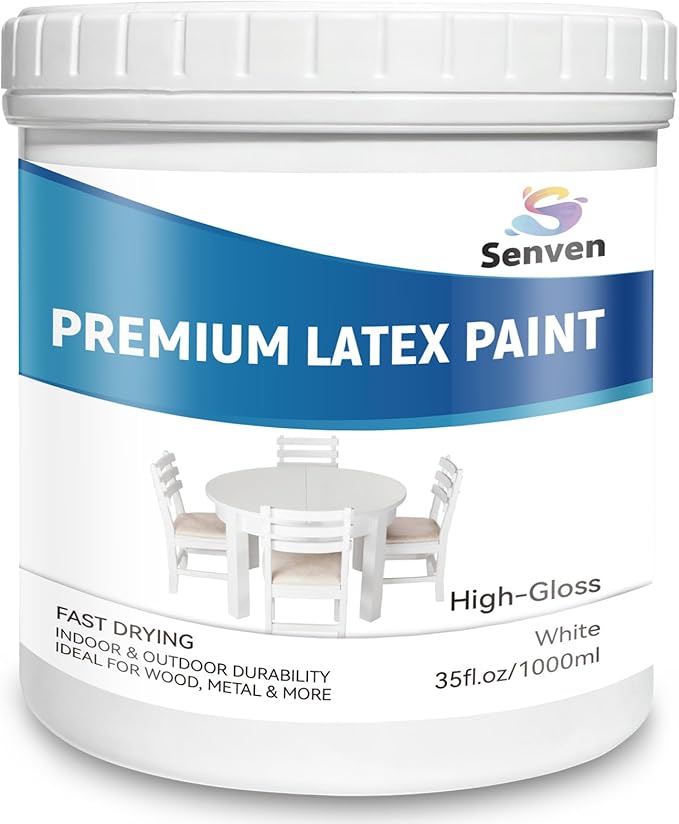 White Paint Gloss White, 35 OZ Multi Surface Enamel Acrylic Touch Up Paint by Paint