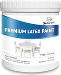 White Paint Gloss White, 35 OZ Multi Surface Enamel Acrylic Touch Up Paint by Paint