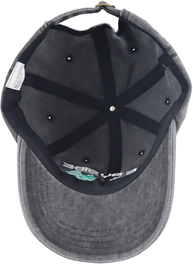 KKMKSHHG Side by Side Hair Don't Care Baseball Cap, Funny Embroidered Adjustable Washed Cotton Outdoor Car Hat for Women Men