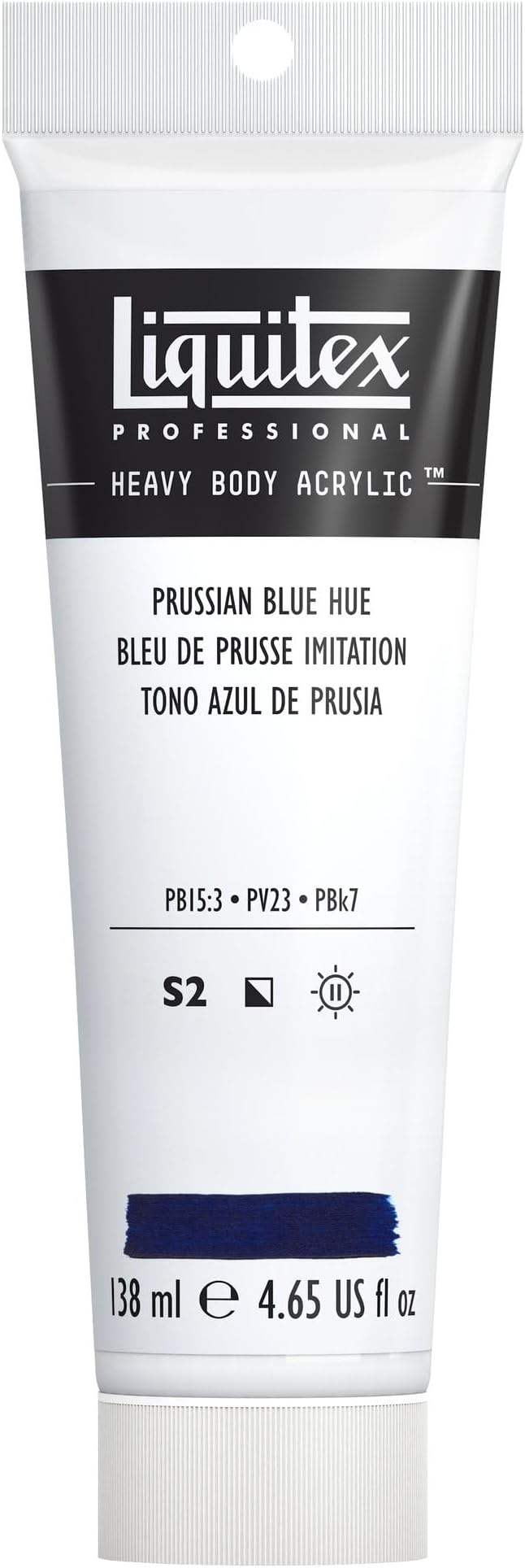Liquitex Professional Heavy Body Acrylic Paint, 4.65-oz Tube, Prussian Blue Hue by Liquitex