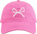 Sumleno Womens Trendy Cute Bow Baseball Cap Y2k Aesthetic Preppy Sun Cap Hiking Travel Trucker Hat Accessories