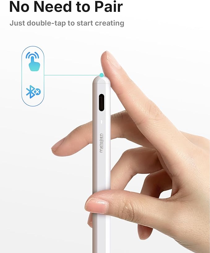Metapen Pencil A8 V4 for iPad 2018-2025, Upgrade Magnetic Attraction, 2X Fast - Image 7