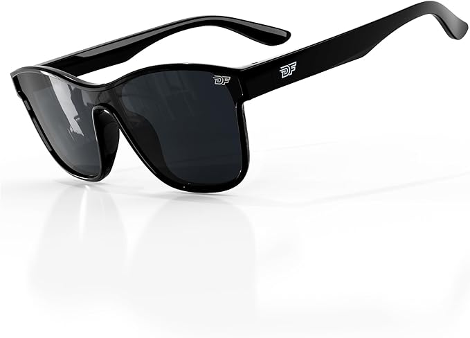 DEAFRAIN Polarized Sunglasses for Men Women - UV400 Protection 21.5g Sport Sun Glasses for Driving Fishing Running Golf