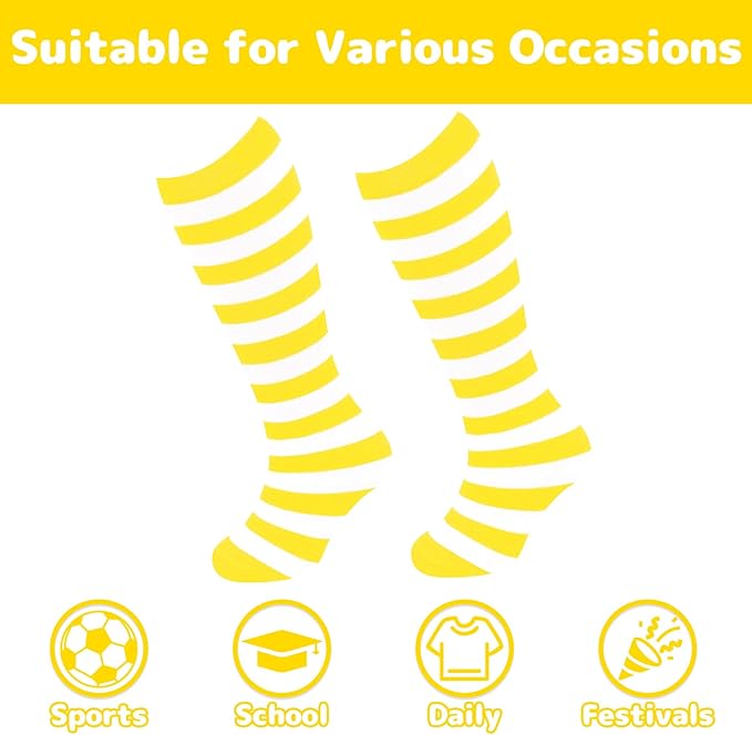 Olreco 1 Pack Toddler Kids Youth Soccer Socks Girls Boys Baseball Socks Youth Knee High Softball Football Accessories Cotton