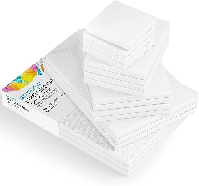 GOTIDEAL18Pcs Stretched Canvases - Image 2